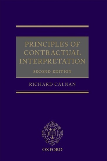 Principles of Contractual Interpretation main product photo