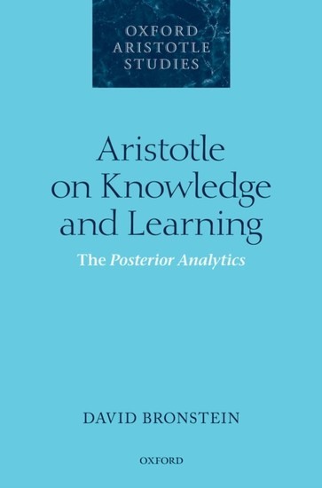 Aristotle on Knowledge and Learning main product photo