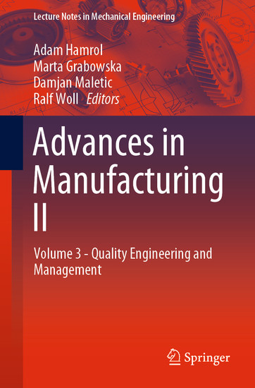 Advances in Manufacturing II main product photo
