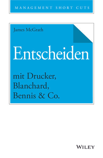 Entscheiden mit Drucker, Blanchard, Bennis & Co. main product photo