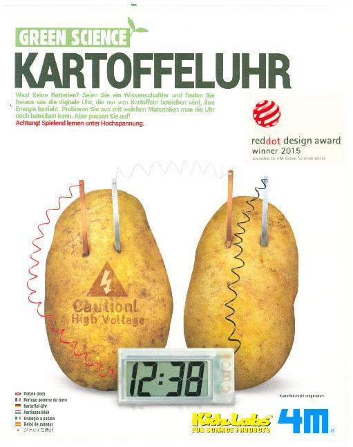 Green Science, Kartoffeluhr (Experimentierkasten) main product photo