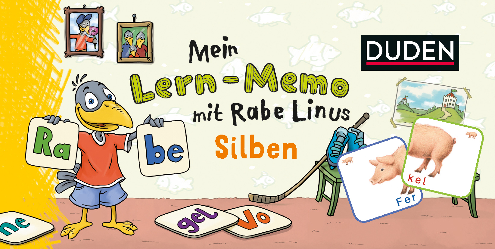 Mein Lern-Memo mit Rabe Linus - Silben (Kinderspiel) main product photo