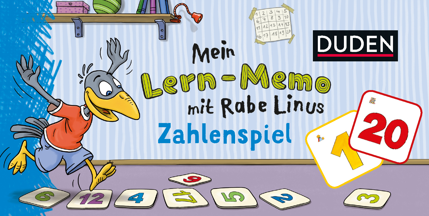 Mein Lern-Memo mit Rabe Linus - Zahlenspiel (Kinderspiel) main product photo