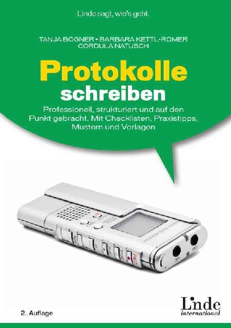 Protokolle schreiben main product photo