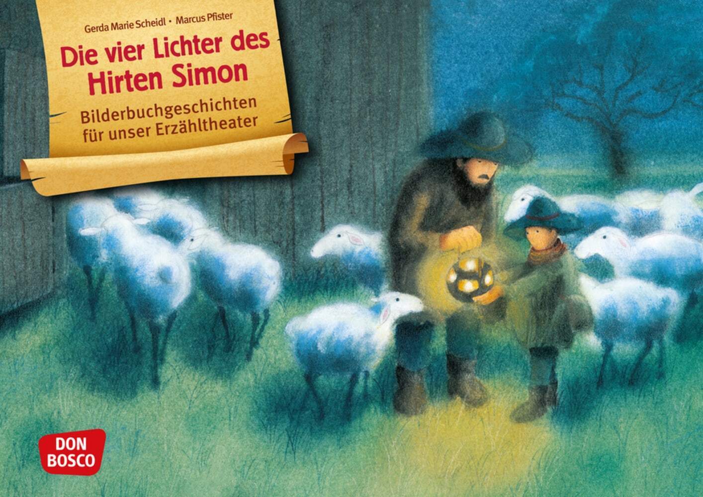 Die vier Lichter des Hirten Simon. Kamishibai Bildkartenset. main product photo
