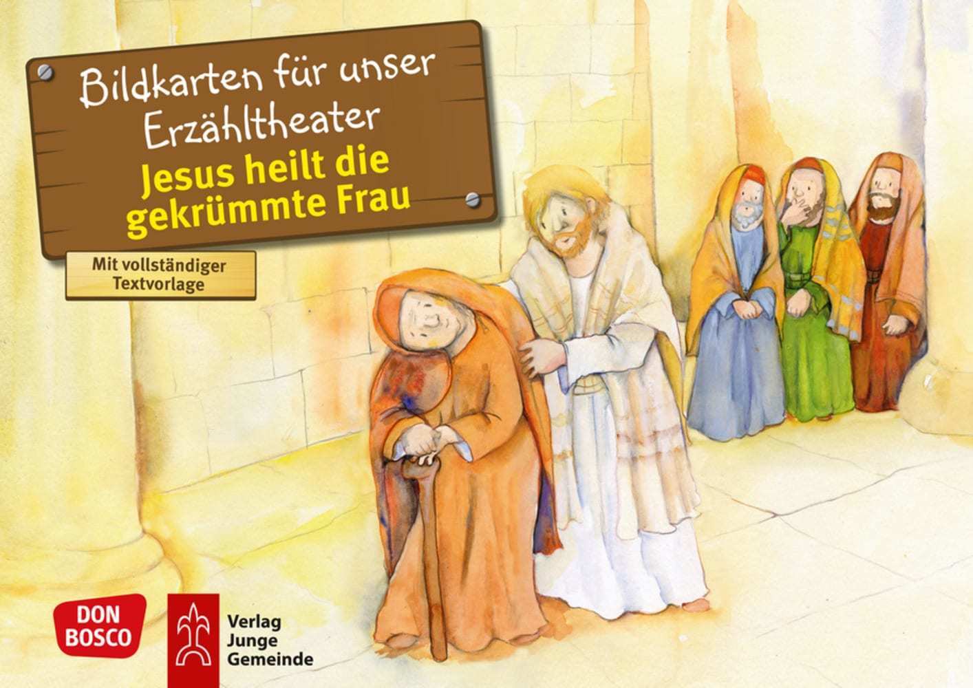 Jesus heilt die gekrümmte Frau. Kamishibai Bildkartenset main product photo