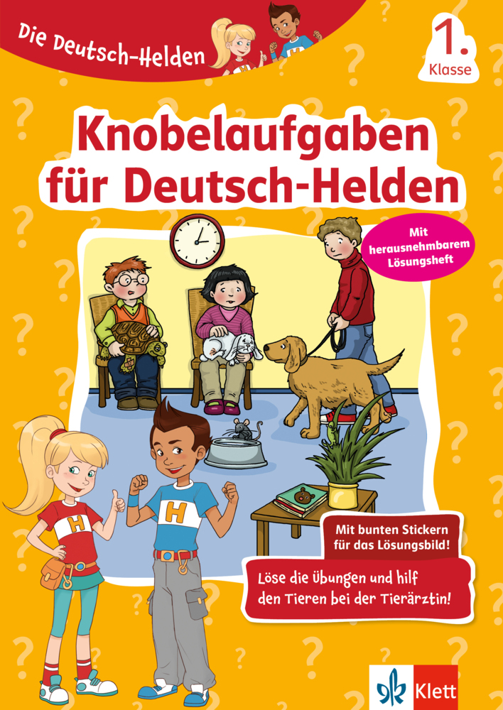 Klett Die Deutsch-Helden: Knobelaufgaben für Deutsch-Helden 1. Klasse main product photo