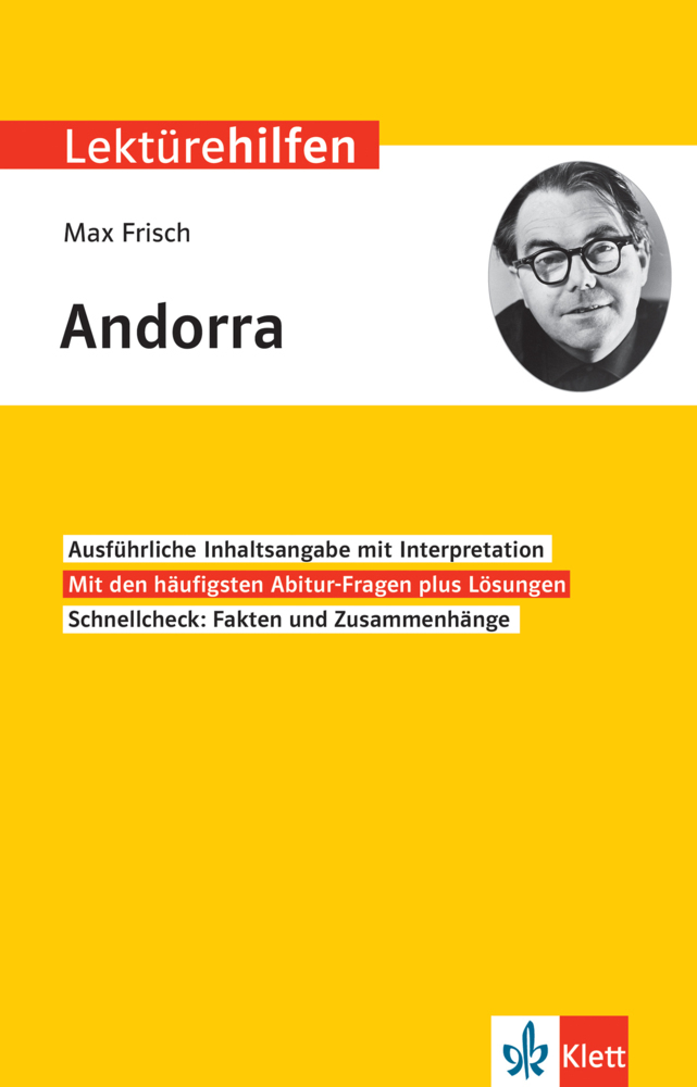 Lektürehilfen Max Frisch: Andorra main product photo