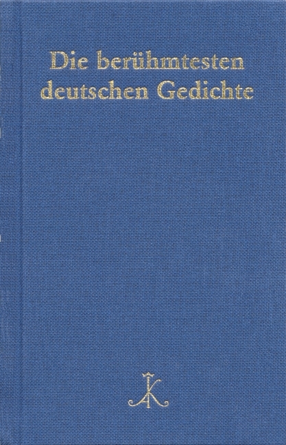 Die berühmtesten deutschen Gedichte main product photo