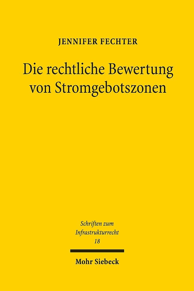 Die rechtliche Bewertung von Stromgebotszonen main product photo