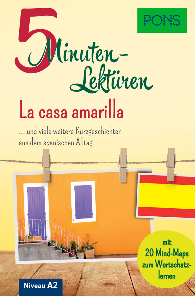 PONS 5-Minuten-Lektüren Spanisch A2 - La casa amarilla main product photo