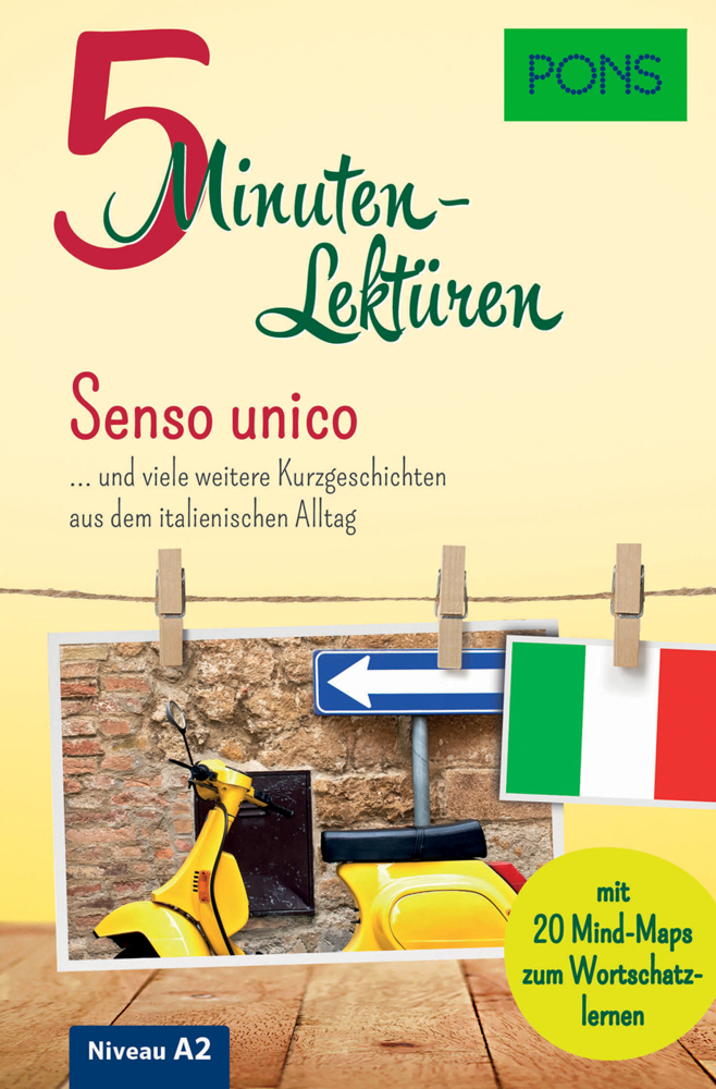 PONS 5-Minuten-Lektüren Italienisch A2 - Senso unico main product photo