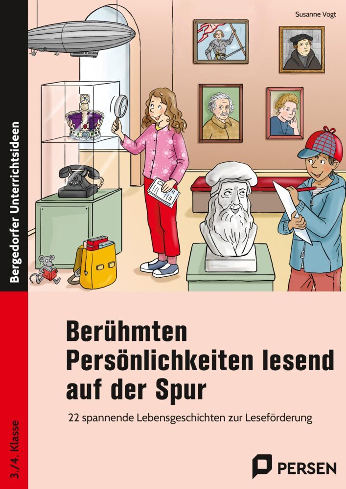 Berühmten Persönlichkeiten lesend auf der Spur main product photo