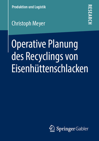 Operative Planung des Recyclings von Eisenhüttenschlacken main product photo