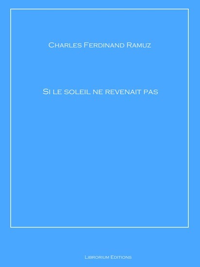 Si le soleil ne revenait pas main product photo