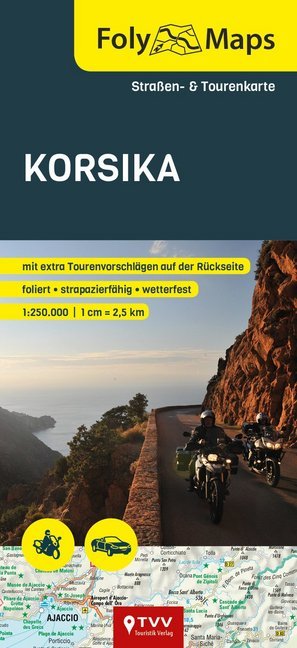 FolyMaps Karte Korsika 1:250 000 main product photo