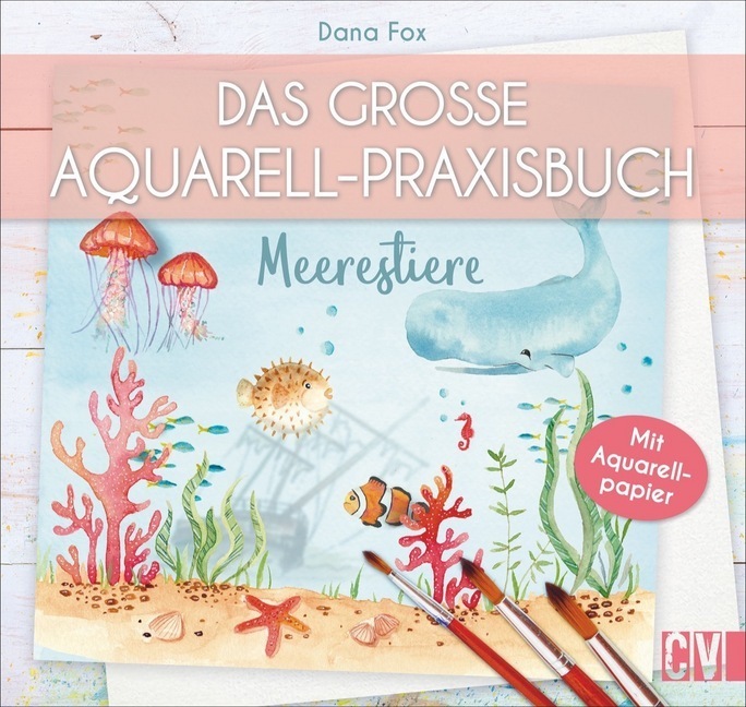 Das große Aquarell-Praxisbuch - Meerestiere main product photo
