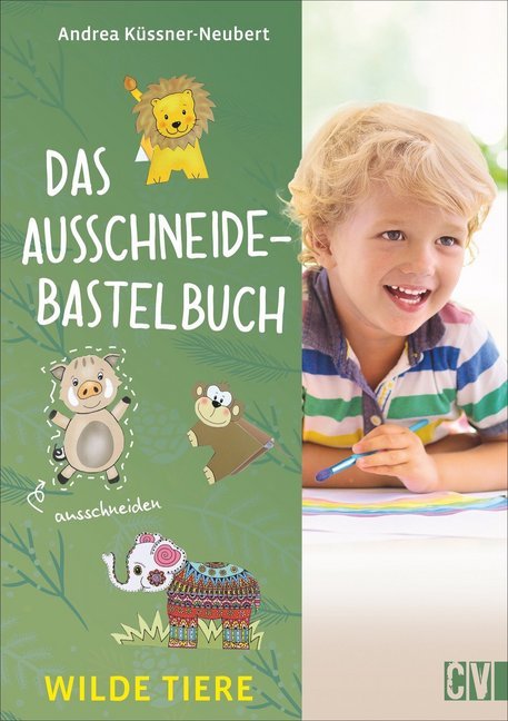Das Ausschneide-Bastelbuch - Wilde Tiere main product photo