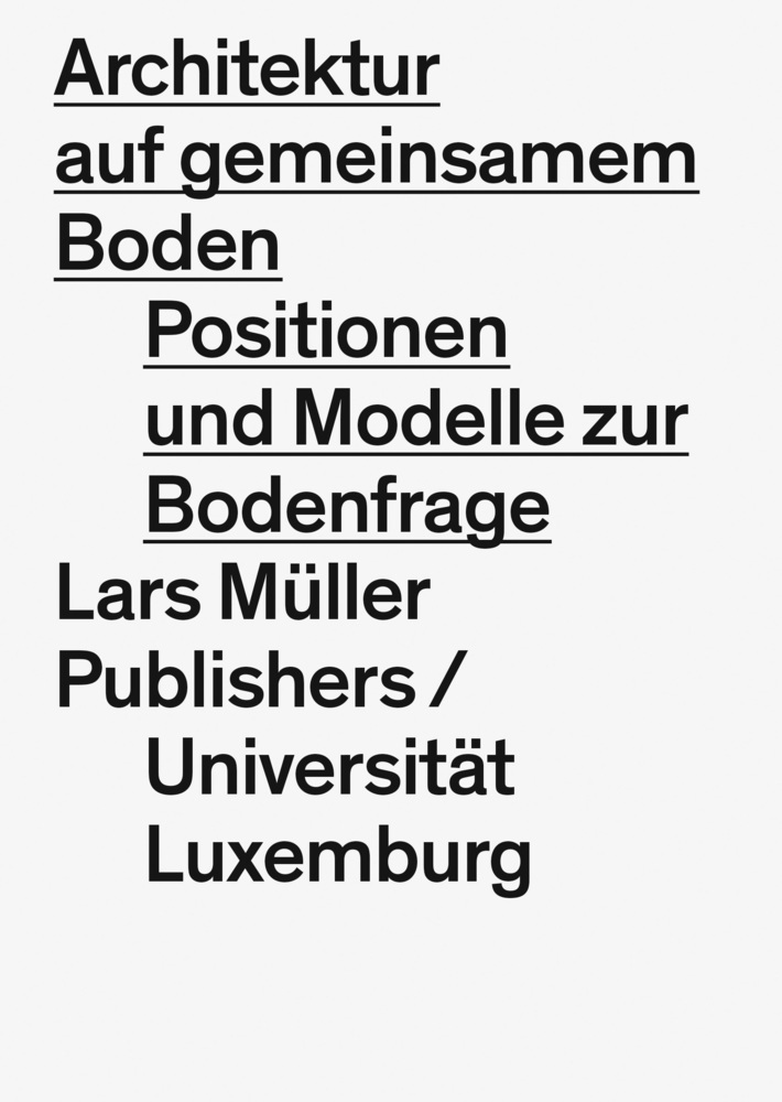 Architektur auf gemeinsamem Boden main product photo