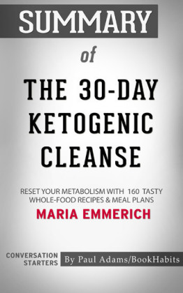 Summary of The 30-Day Ketogenic Cleanse