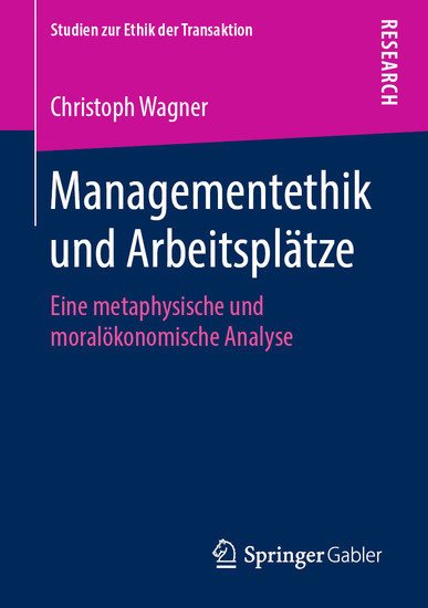 Managementethik und Arbeitsplätze main product photo