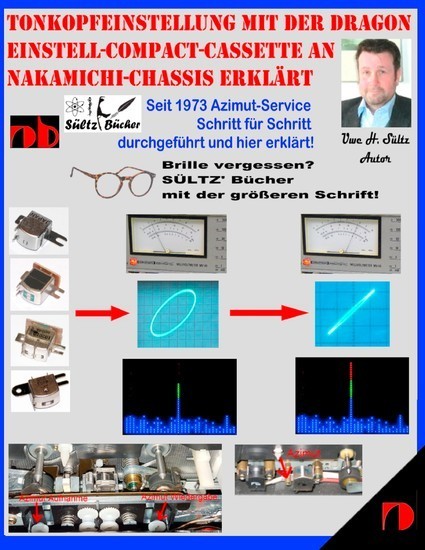 Tonkopfeinstellung mit der DRAGON Einstell-Compact-Cassette an NAKAMICHI-Chassis erklärt main product photo