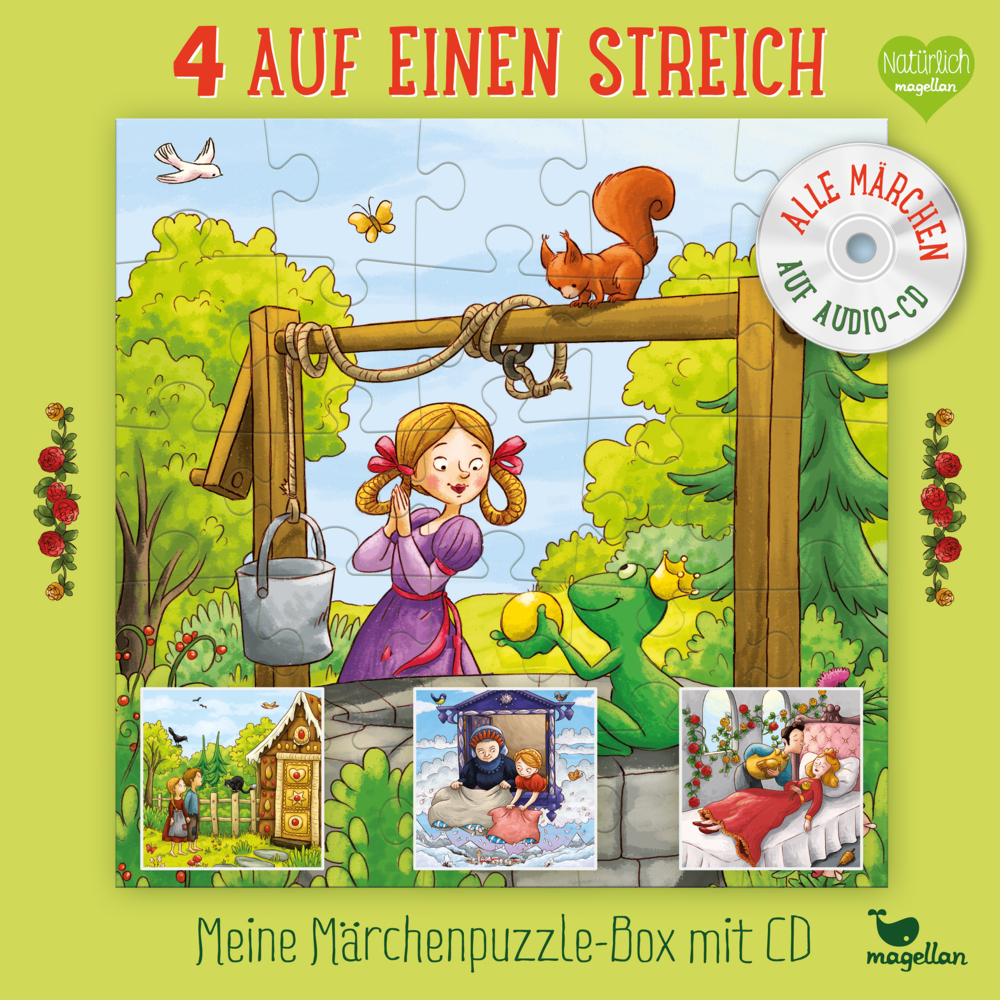 4 auf einen Streich - Meine Märchenpuzzle-Box (Kinderpuzzle) main product photo