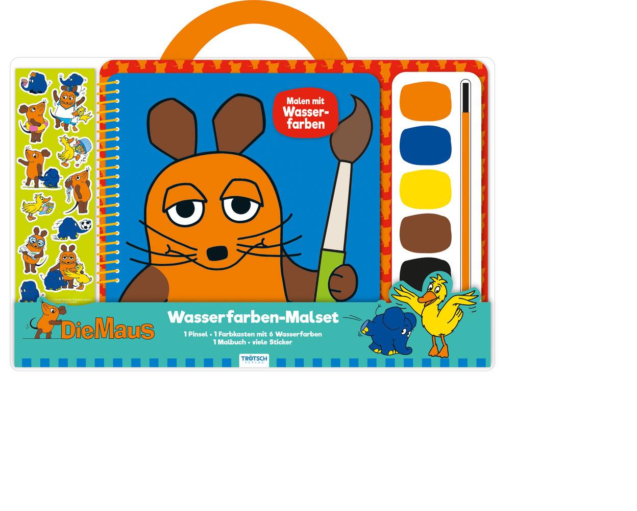 Trötsch Die Maus Wasserfarbenmalset main product photo