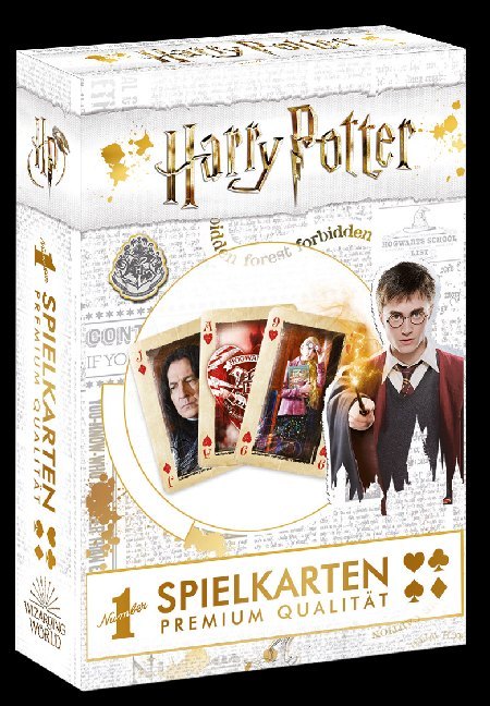 Number 1, Harry Potter, weiß neu (Spielkarten) main product photo