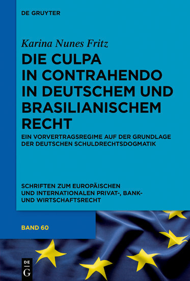 Die culpa in contrahendo im deutschen und brasilianischen Recht main product photo