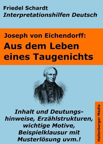 Aus dem Leben eines Taugenichts - Lektürehilfe und Interpretationshilfe. Interpretationen und Vorbereitungen für den Deutschunterricht. main product photo