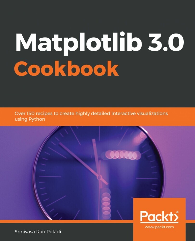 Matplotlib 3.0 Cookbook main product photo