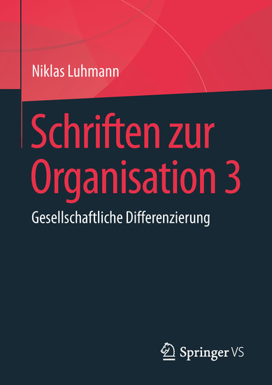 Schriften zur Organisation 3 main product photo