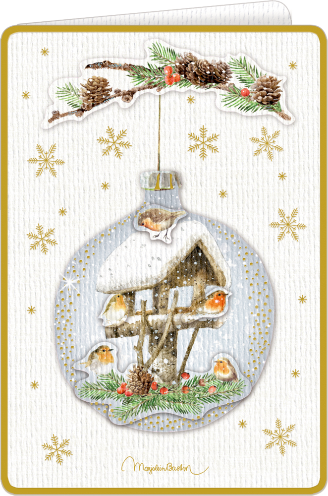 3D-Weihnachtskarten mit Kuvert - Zauberhafte Weihnachten - Marjolein Bastin main product photo
