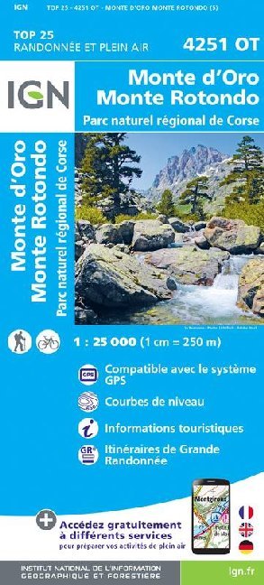 4251OT Monte D'Oro Mont Rotondo Parc National de Corse main product photo