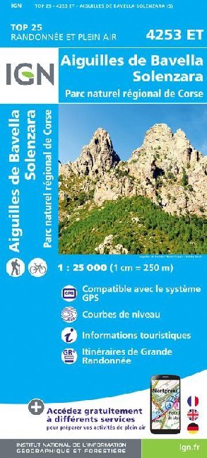4253ET Aiguilles de Bavella Solenzara Parc National de Corse main product photo