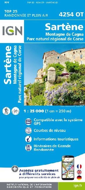 4254OT Sartène Montagne de Cagna Parc National de Corse main product photo