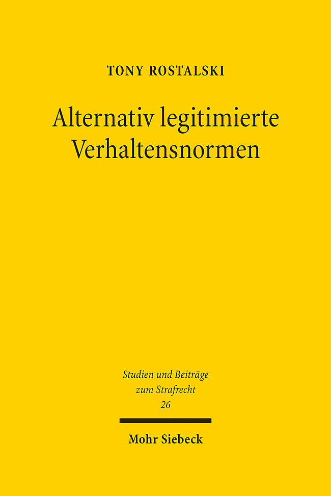 Alternativ legitimierte Verhaltensnormen main product photo
