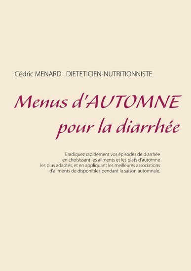 Menus d'automne pour la diarrhée main product photo