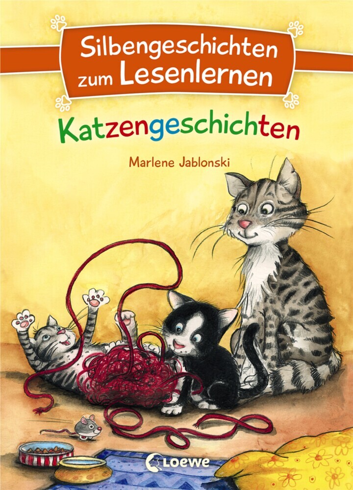 Silbengeschichten zum Lesenlernen - Katzengeschichten main product photo