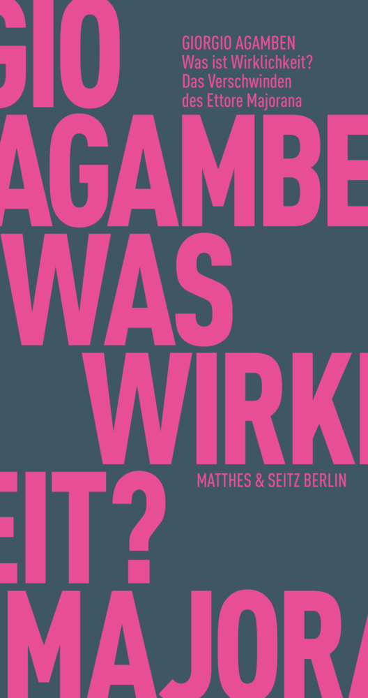 Was ist Wirklichkeit? Das Verschwinden des Ettore Majorana main product photo