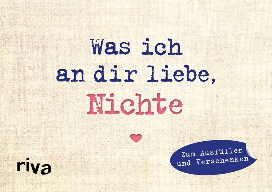 Was ich an dir liebe, Nichte - Miniversion main product photo