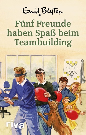 Fünf Freunde haben Spaß beim Teambuilding main product photo