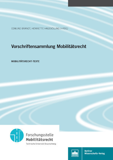 Vorschriftensammlung Mobilitätsrecht main product photo