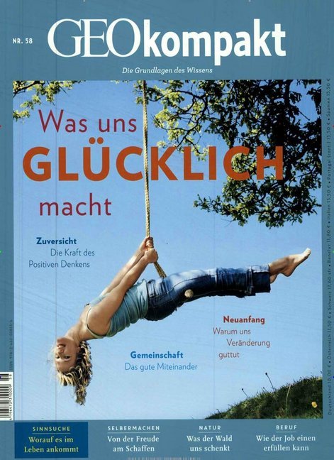 GEOkompakt / GEOkompakt 58/2019 - Was uns glücklich macht main product photo