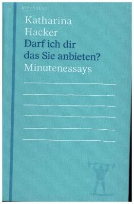 Darf ich Dir das Sie anbieten?