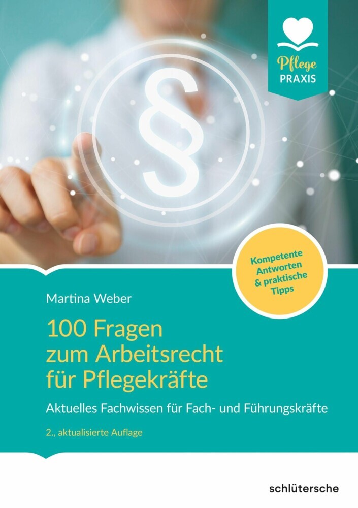 100 Fragen zum Arbeitsrecht für Pflegekräfte main product photo