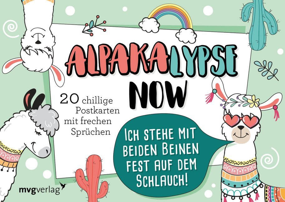 Alpakalypse now - 20 chillige Postkarten mit frechen Sprüchen main product photo