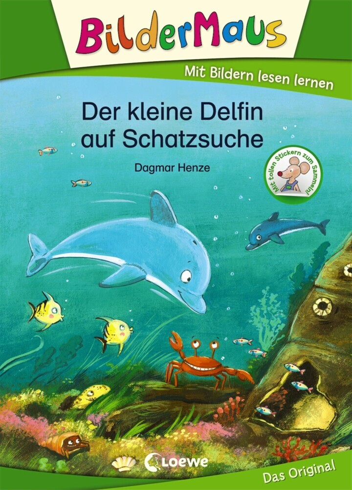 Bildermaus - Der kleine Delfin auf Schatzsuche main product photo