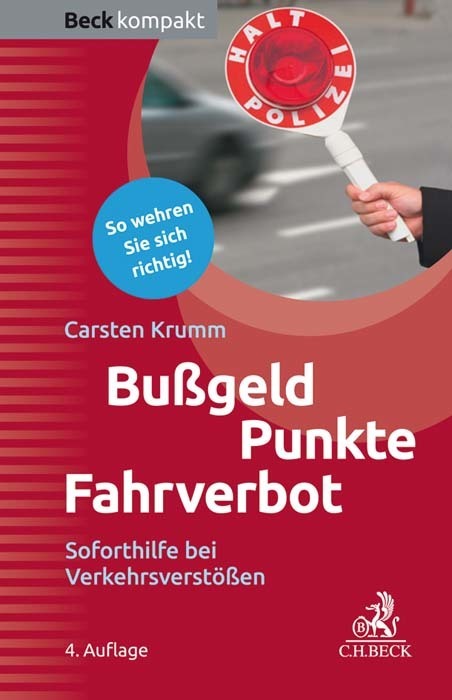 Bußgeld - Punkte - Fahrverbot main product photo
